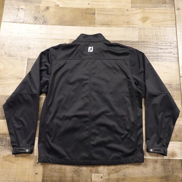 Footjoy full zip softshell jacket men's large black Macgregor golf - Picture 11 of 12